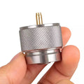 Pandatour Campingowy Adapter do Kuchenki Gazowej Butan Adapter Wąż Przedłużający Rozdzielacz Kuchenki Konwerter Wąż Przyłączeniowy Adapter do Butli Gazowej Sprzęt