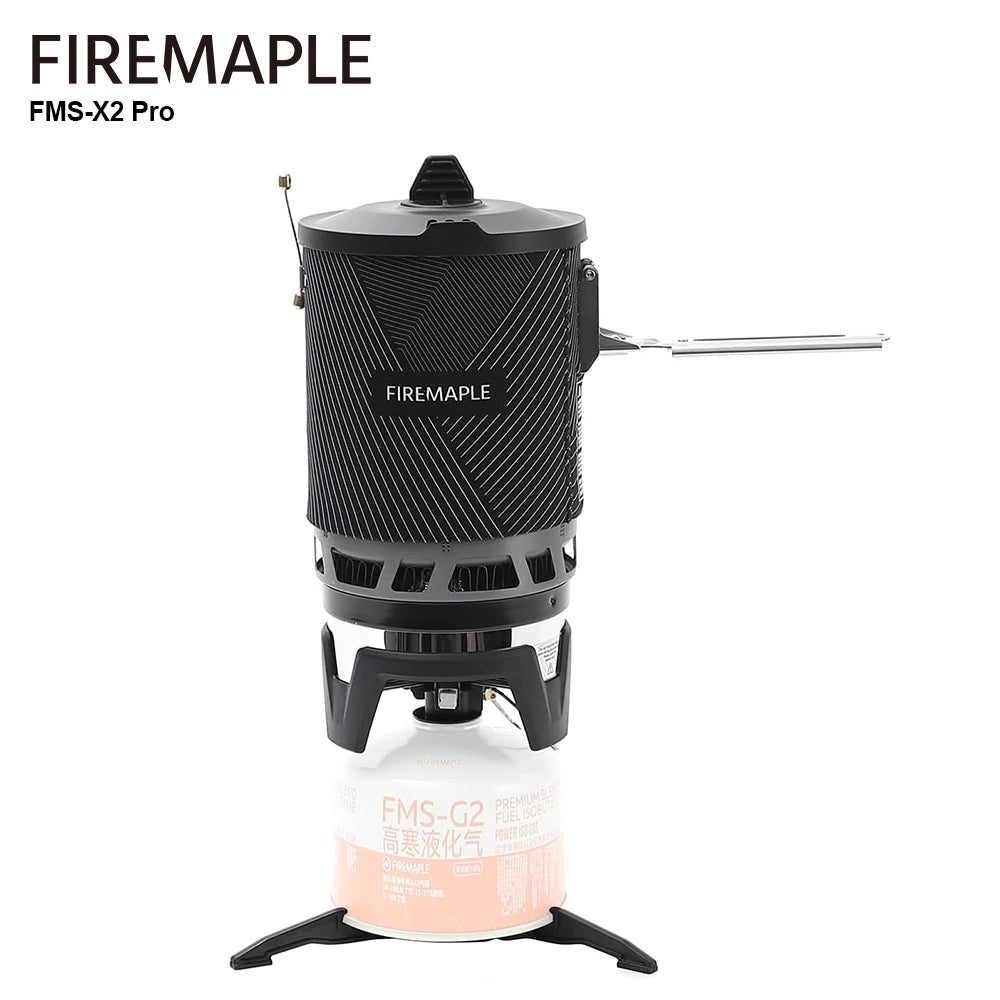 Fire-Maple FMS-X2 PRO System Gotowania Palnik Gazowy z Zapłonem Piezoelektrycznym Wielofunkcyjna Kuchenka Gazowa Kempingowa Zewnętrzna Wiatroodporna 2200W 1L