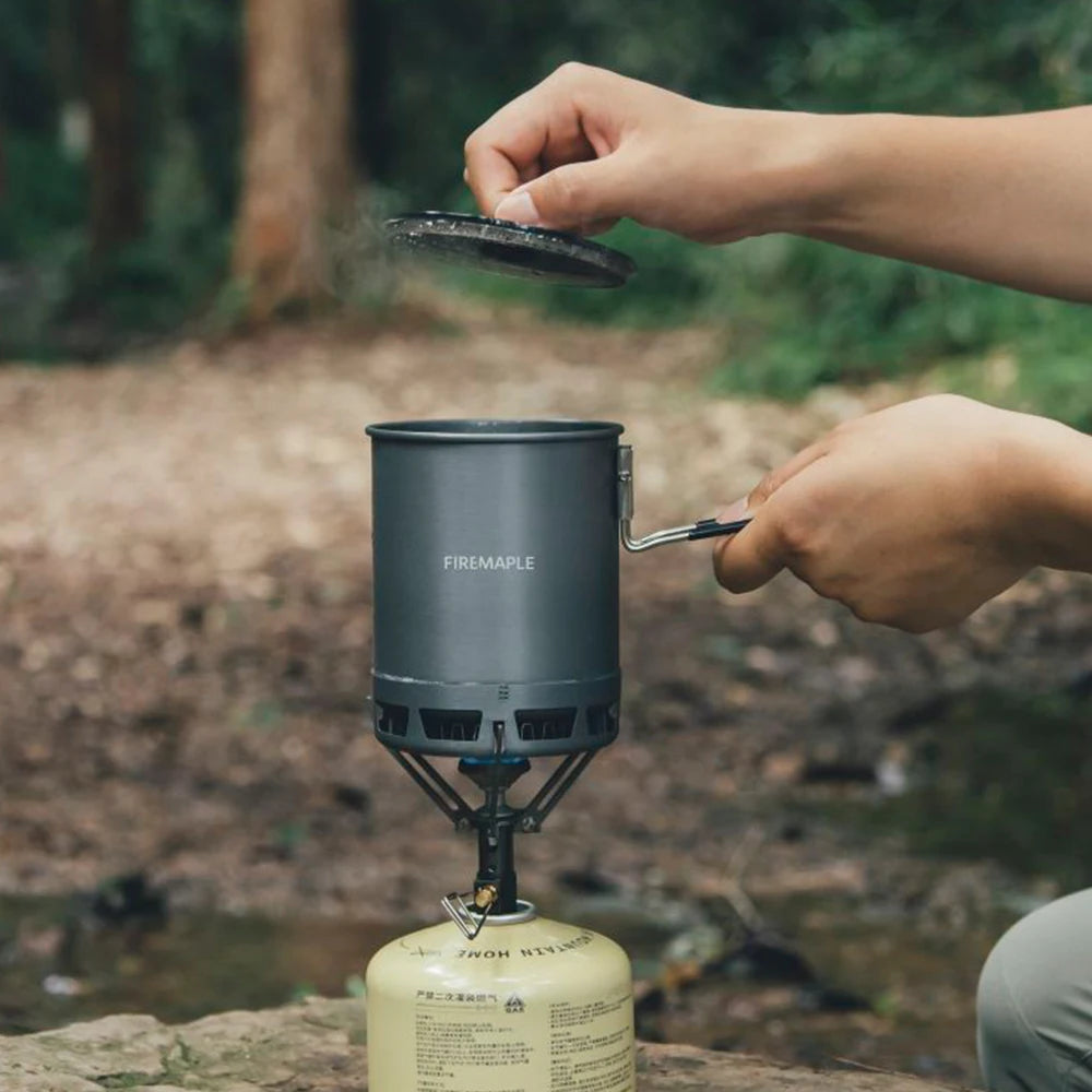 Fire-Maple G3 Petrel Ultralight Pot neoprenowy pokrowiec lekki, plenerowy garnek z wymiennikiem ciepła o wysokiej wydajności do wędrówek i podróży