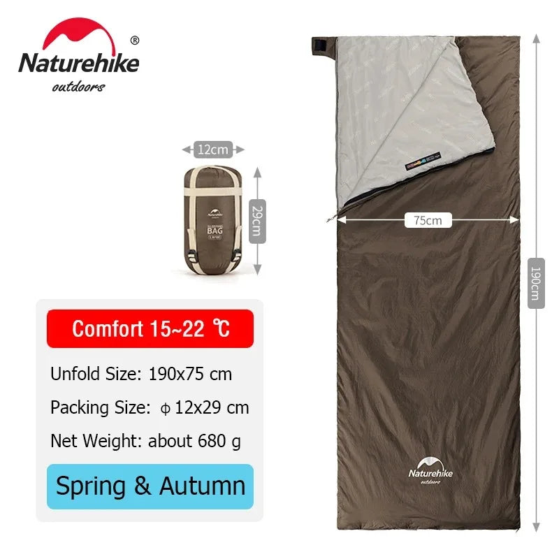 Śpiwór Naturehike LW180 Ultralekki 3-sezonowy