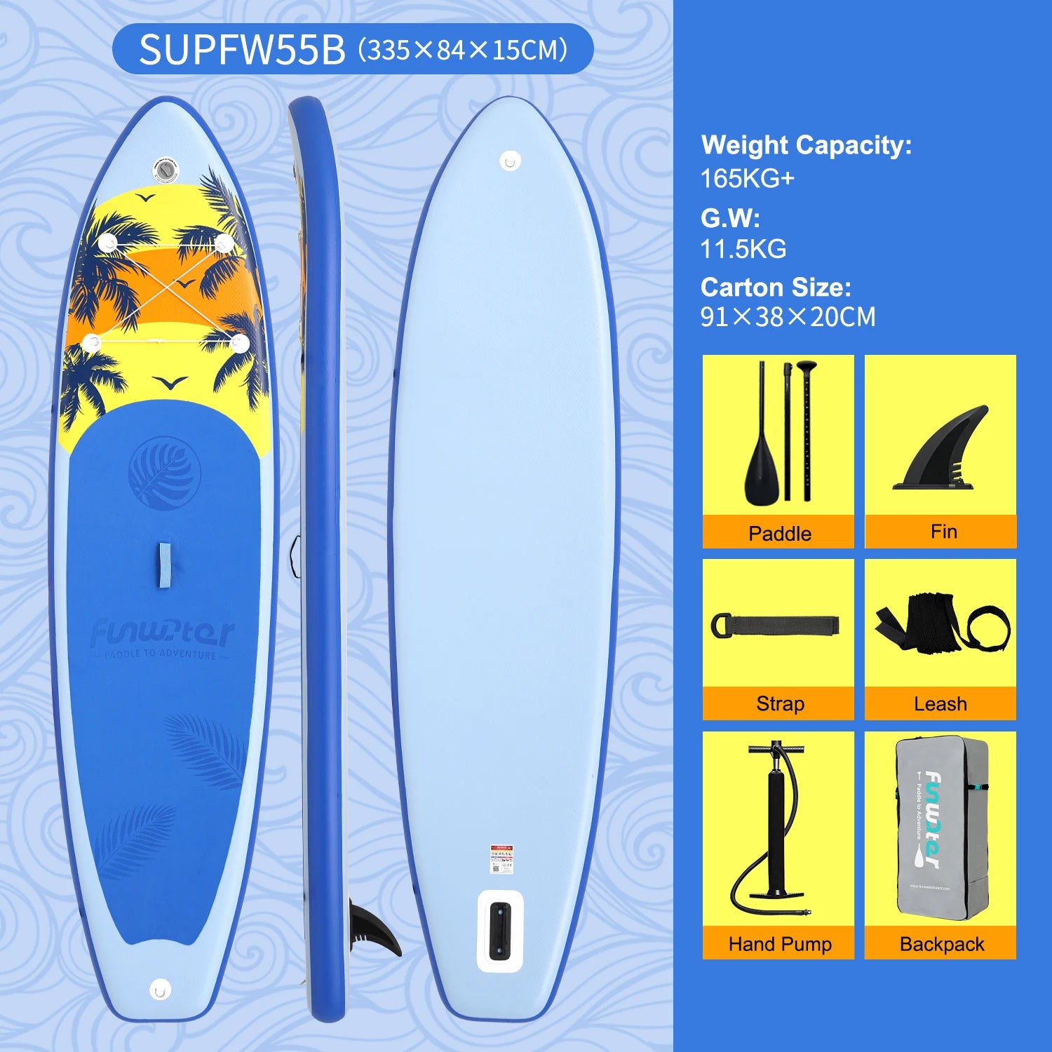 Nadmuchiwana deska SUP