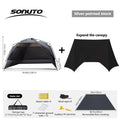 Sonuto Outdoor Namiot Kempingowy 3-4-osobowy Jednodotykowy Szybkie Automatyczne Rozkładanie