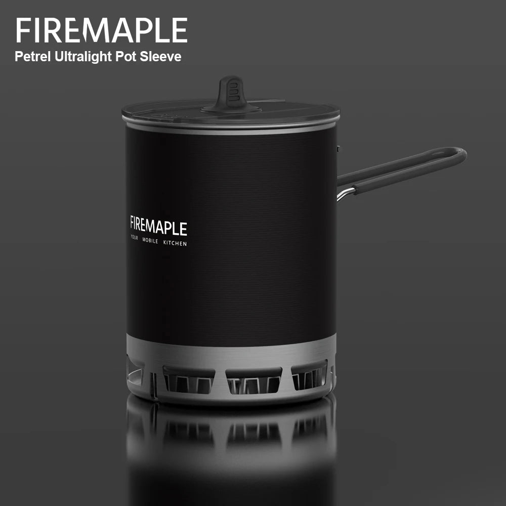 Fire-Maple G3 Petrel Ultralight Pot neoprenowy pokrowiec lekki, plenerowy garnek z wymiennikiem ciepła o wysokiej wydajności do wędrówek i podróży