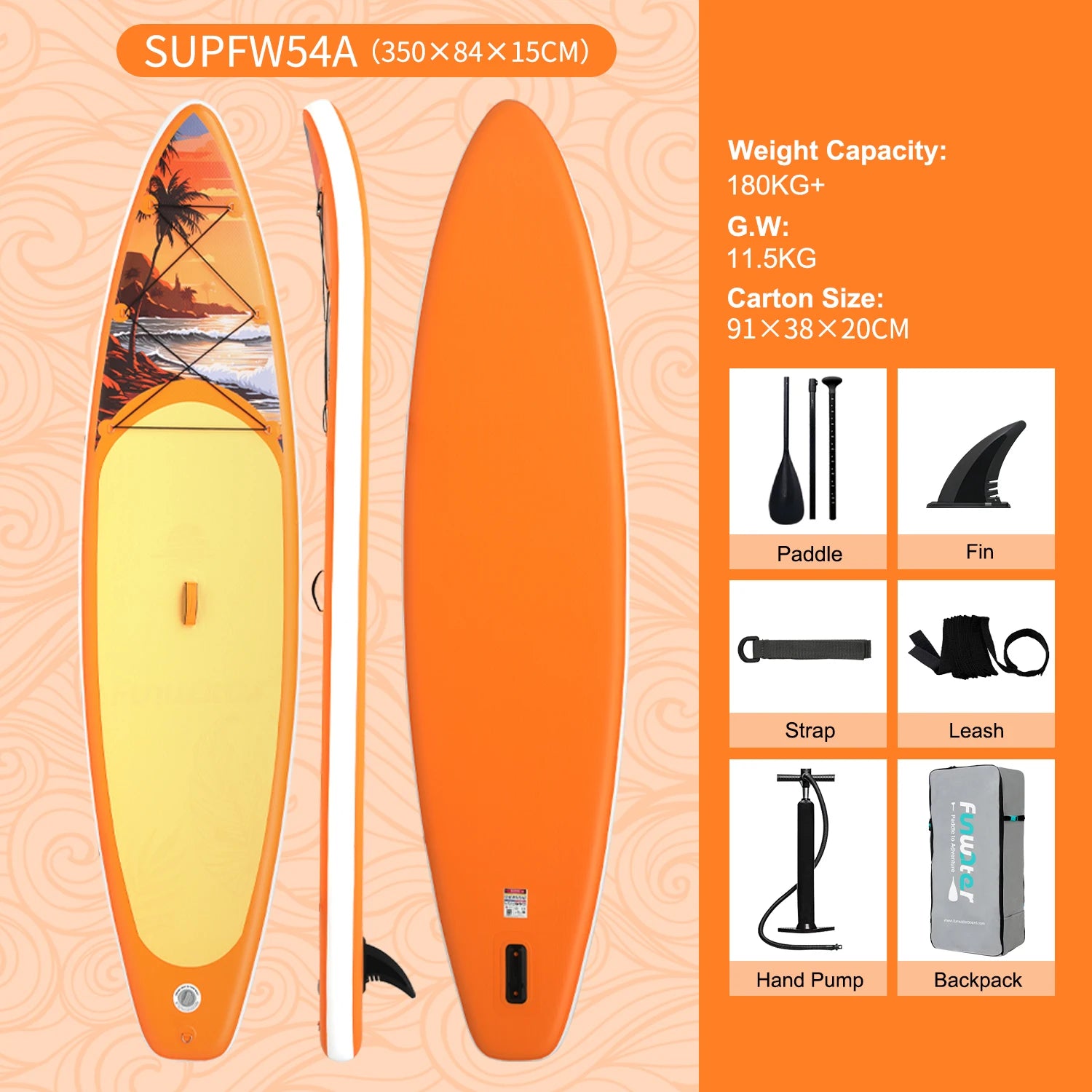 Nadmuchiwana deska SUP