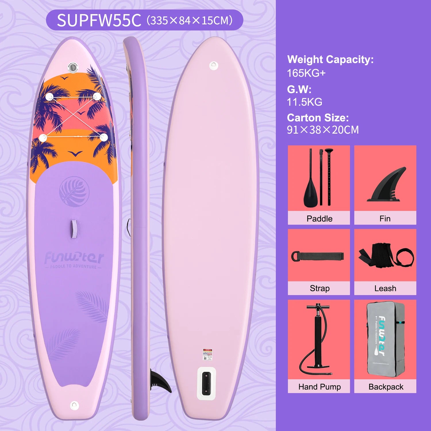 Nadmuchiwana deska SUP