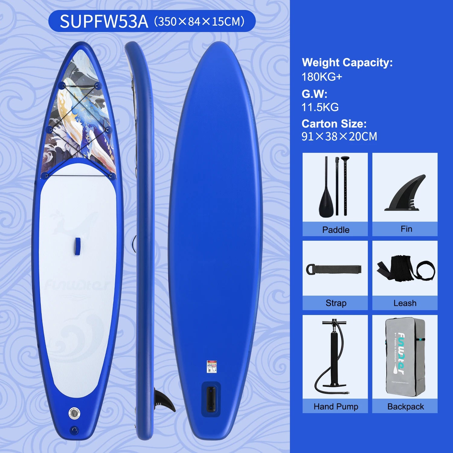 Nadmuchiwana deska SUP