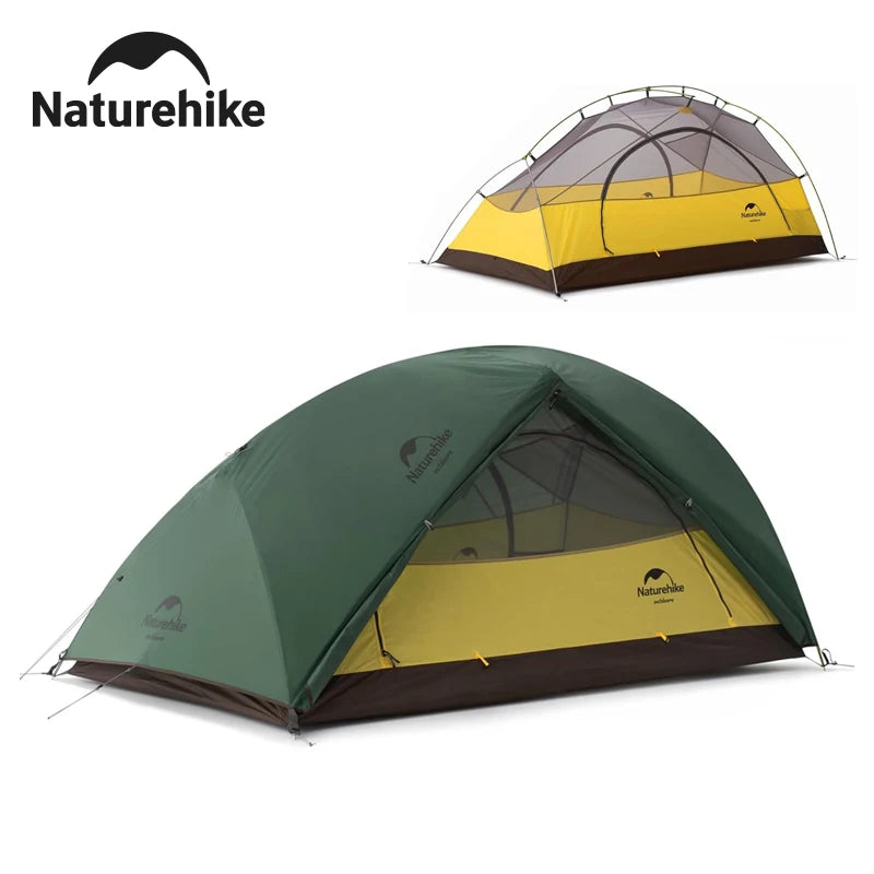 Namiot Naturehike Star-River Ultralight Wodoodporny 2-osobowy Całoroczny Namiot Podróżny na Kemping Wędkowanie z Podwójnymi Warstwami