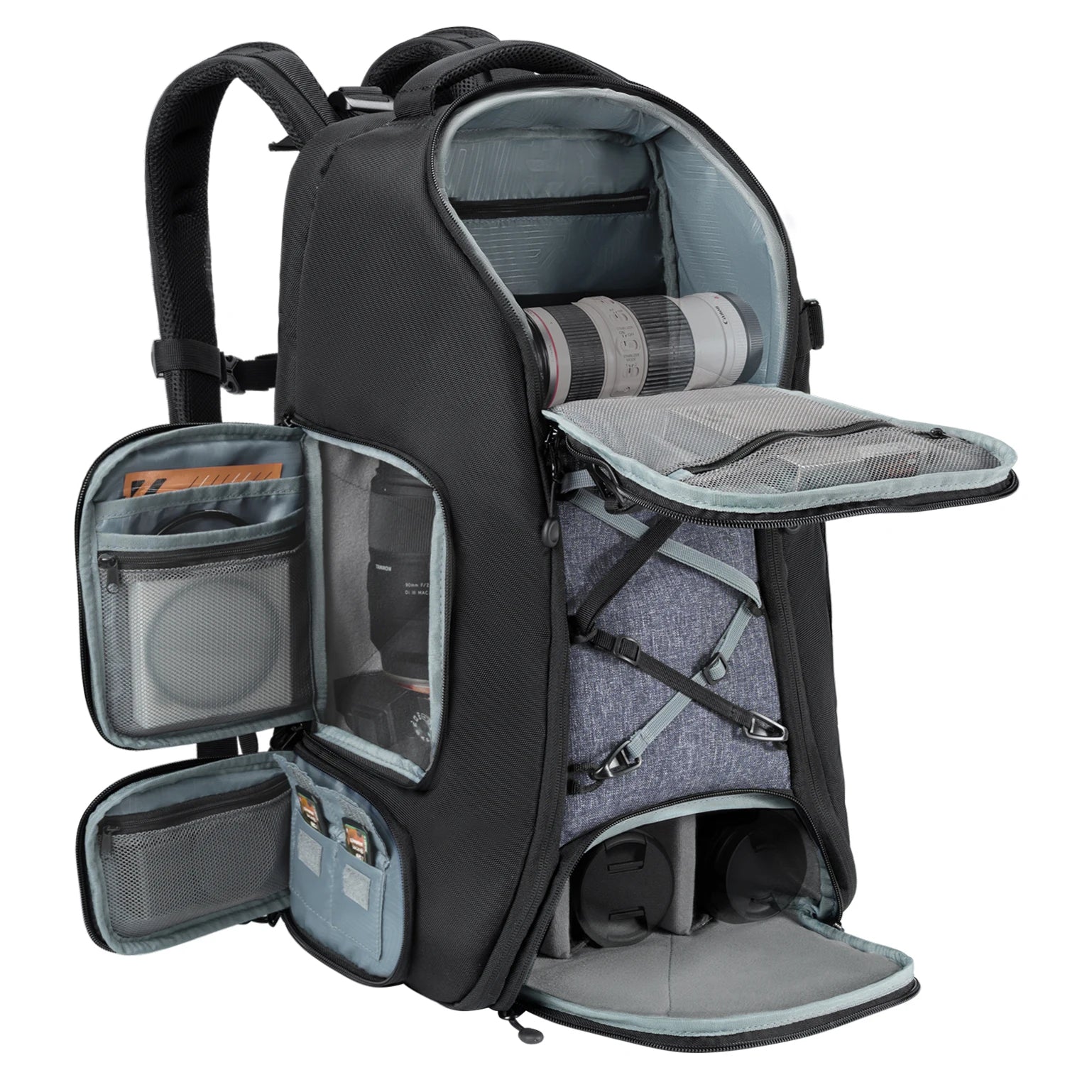 K&F CONCEPT Duży plecak fotograficzny 32 l/25 l