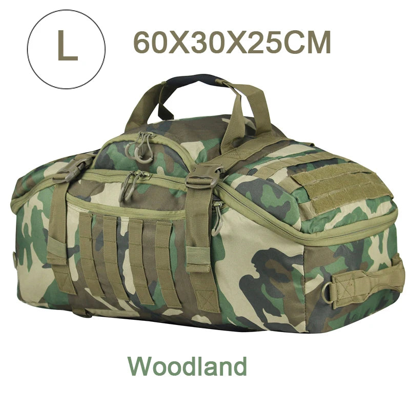 LQARMY 30L 45L 80L Zewnętrzna Torba Górskowspinaczkowa Plecak Taktyczny Molle Duża Torba Podróżna Torby na Wędrówki Camping Podróże