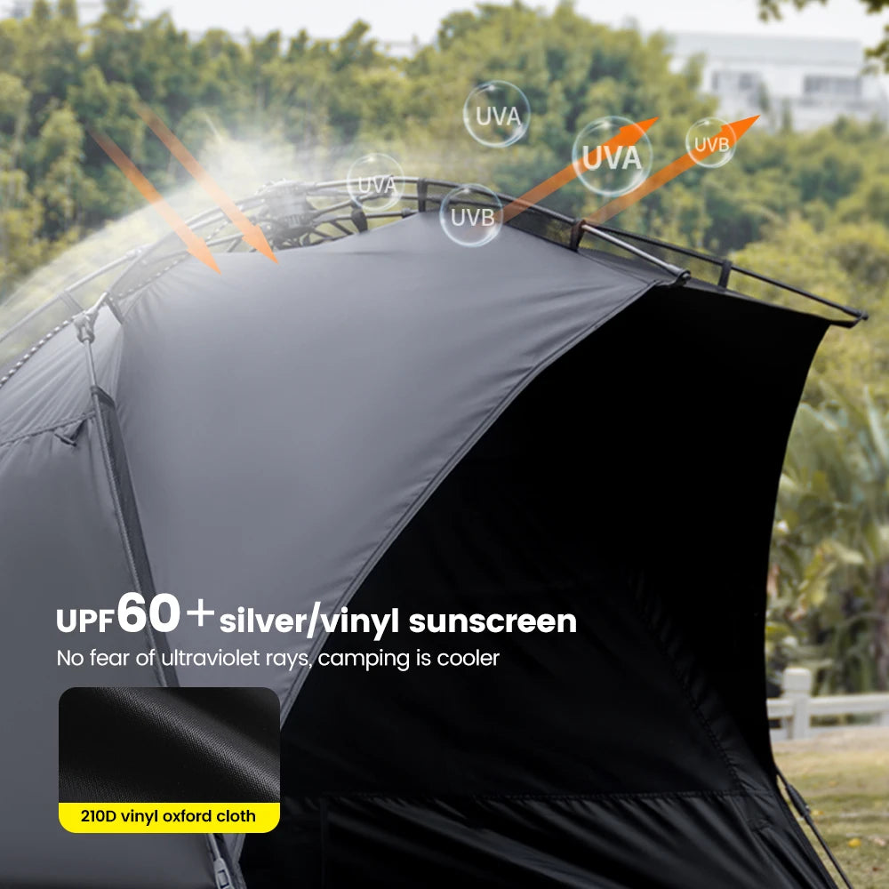 Sonuto Outdoor Namiot Kempingowy 3-4-osobowy Jednodotykowy Szybkie Automatyczne Rozkładanie