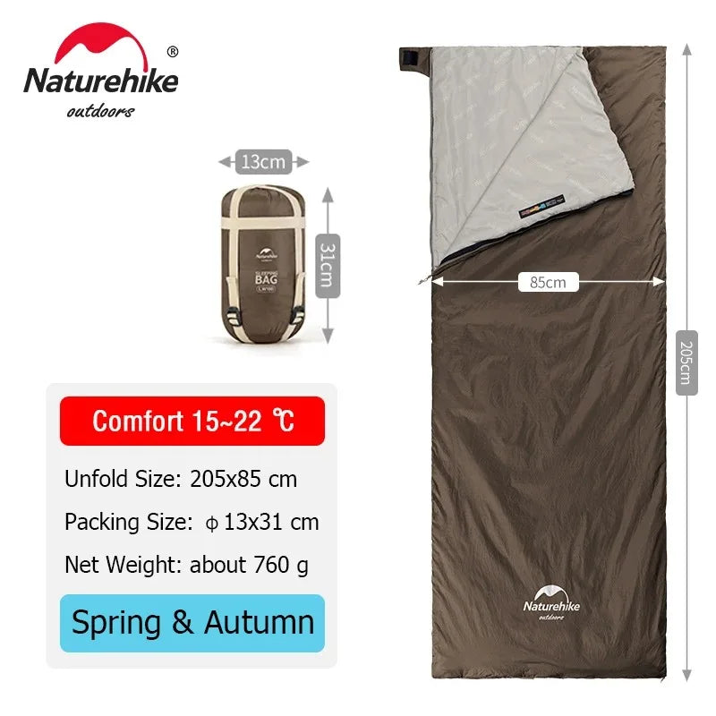Śpiwór Naturehike LW180 Ultralekki 3-sezonowy