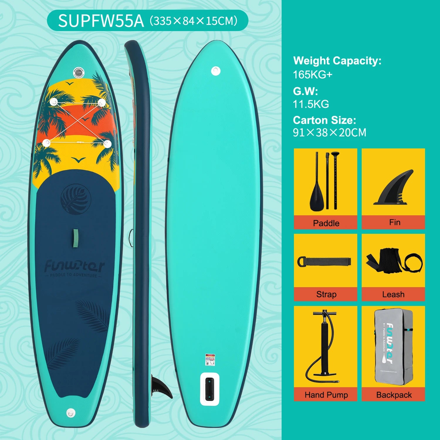 Nadmuchiwana deska SUP